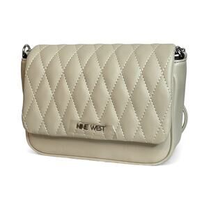 Nine West Rutledge Mini Flap Crossbody Bag Cream NWT